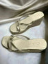 Sleek and Stylish Golden Wedges - cunei